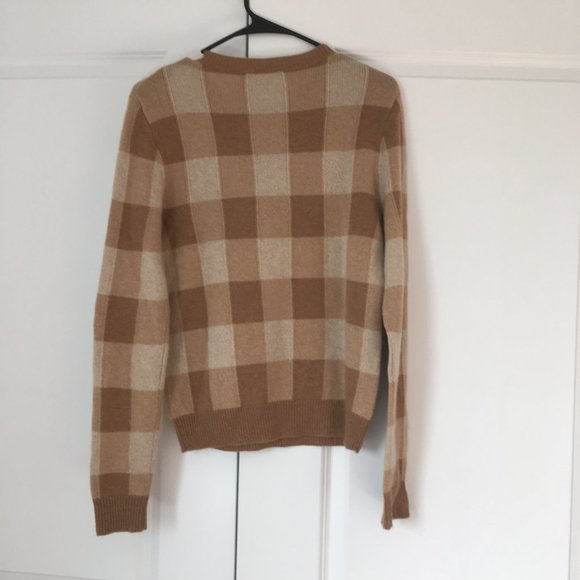 Theory Cashmere Printed Sweater - Size M - Picture 3 of 4